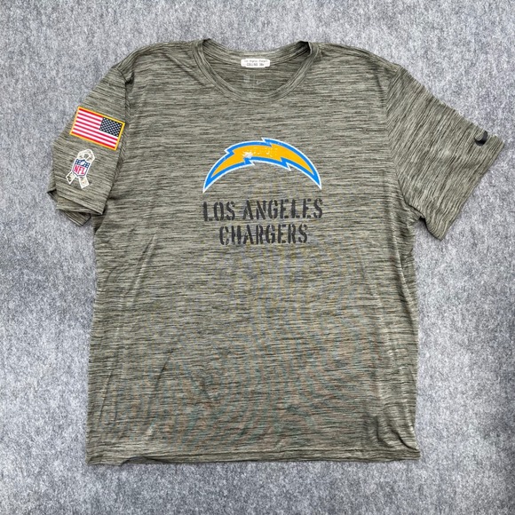 Nike Other - Nike Los Angeles Chargers Shirt Mens XL Salute to Service Green Collins Nike